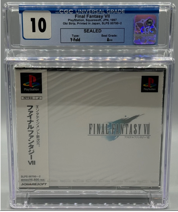 Share CGC 10 A++ Final Fantasy VII 7 Sony PlayStation PS1 JP Release Sealed New Graded